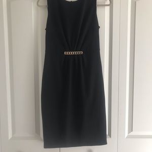 Calvin Klein sleeveless black dress
